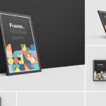 Photo Frame Poster Mockup PSD