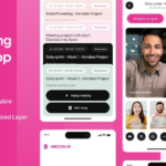 AI Meeting Notes App UI Kit