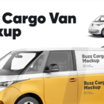 Van Advertising Mockup PSD