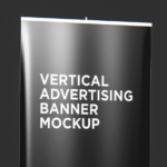 Roll-Up Banner Stand Mockup PSD
