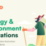 Modern Ecology Vector Illustration Pack
